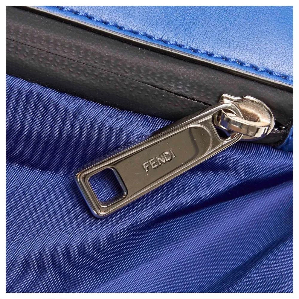 Fendi Blue Monster Vocabulary Backpack Blue